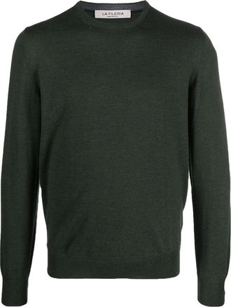 La Fileria Virgin-wool Fine-knit Jumper
