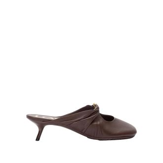 Loewe Pebble Soft Mule - Dames - Muiltjes - Bruin - 38 EU - Leer - Schoenen