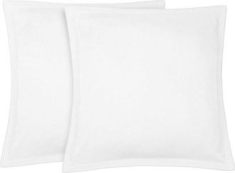 Febronie Funda de almohada (x2) lino blanco 65x65