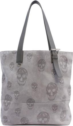 Alexander McQueen T-Bar Shopper in Grey/Dark Grey/Silver at Nordstrom
