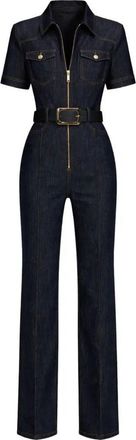 Self Portrait Denim Jumpsuit