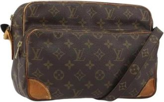 Louis Vuitton Pre-owned Canvas Cross Body Bag - Dames - Vintage Schoudertas - Bruin - ONE Size - Vintage