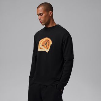 Nike Jordan Mens Jordan Brooklyn T-Shirt in Red | IX5408-636