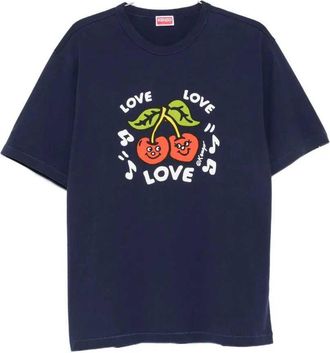 Kenzo T-shirt met kersenprint
