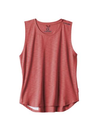 Club Ride Womens Sleeveless In Seattle Muscle Tank In Mineral Red