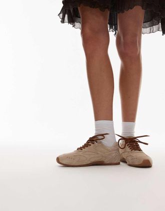 Bronx Myr-aa - Sneakers in camoscio vintage color latte di avena-Neutro