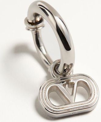 Valentino Garavani Mono Orecchino Valentino Garavani Ovalette In Metallo Uomo TRASPARENTE UNI