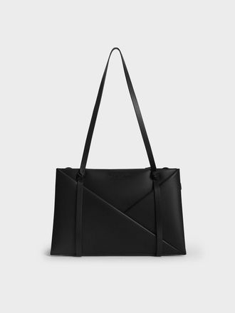 Charles & Keith Midori Geometric Tote Bag