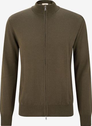 Aurélien Hochwertige Stehkragen-Weste aus Jersey