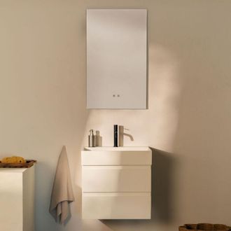 Sklum Conjunto De Mueble De Ba&ntilde;o En Madera Y Chapa De Fresno Con Lavabo Integrado Ona Sklum