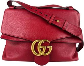 Gucci Pre-owned Cross Body Bags, female, Red, Size: ONE SIZE Pre-owned Cross Body Bag