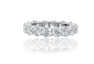 Diana M. Jewels 18K White Gold 3.75cts Diamond Ring