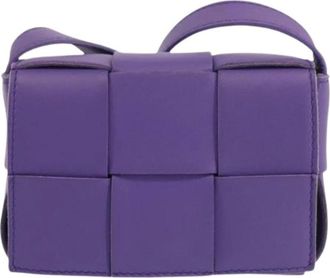 Bottega Veneta Pre-owned Mini Bags, female, Purple, Size: ONE SIZE Pre-owned Mini Crossbody Bag