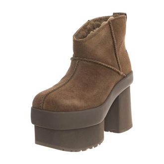 UGG Botines Mini con Plataforma New Heights - Shoes - Mujer - Marr&oacute;n - 40 EU
