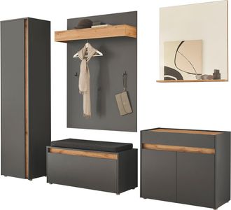 Inosign Garderoben-Set »GIRON/CiTY, moderne Garderobe, Komplettset mit viel Stauraum« Komplett-Set, 5 Stk. tlg