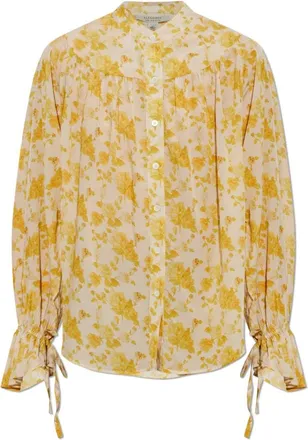 AllSaints Mujer, Blusas y Camisas, Amarillo, Talla: 2XS