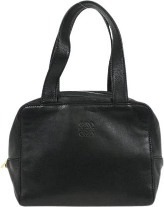 Loewe Pre-owned Leren Handtas - Dames - Vintage Handtas - Zwart - ONE Size - Leer - Vintage