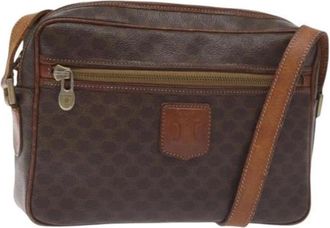 Celine Pre-owned Leather celine-bags - Dames - Vintage Schoudertas - Bruin - ONE Size - Leer - Vintage