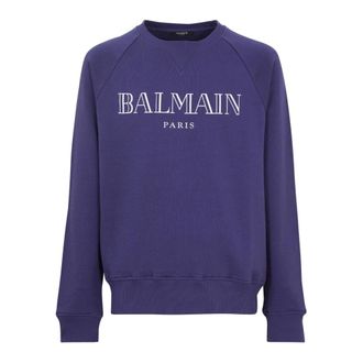 Balmain Hombre, Sudaderas, Azul, Talla: XL