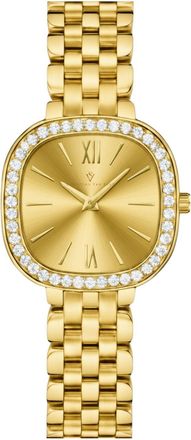 Christian Van Sant Womens Rivoli Gold Square 24mm