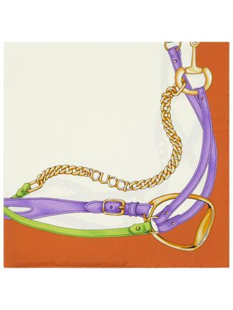 Gucci Printed Silk Scarf - Multicolor