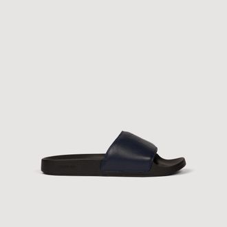 Sandro Grained leather sandals