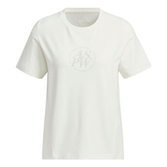 adidas (WMNS) adidas Letter Printed T-Shirt Asia Sizing White JJ3587