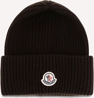 Moncler Wool and cashmere-blend Beanie Male UNI