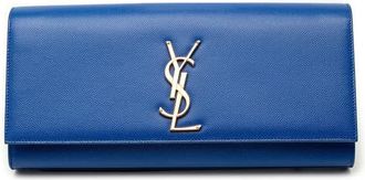 Saint Laurent Pre-owned Saint Laurent Grain de Poudre Monogram Cassandre Clutch Ladies G26Y23IYKOCBHL3L