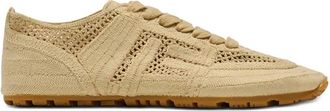 Balmain Racer 45 Macram&eacute; Trainers - Dames - Sneakers - Bruin - 37 EU - Katoen - Schoenen