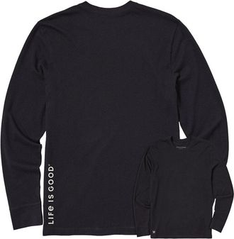 Life is good Long Sleeve Crusher T-Shirt