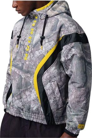 Nike Jordan Air Jordan Brooklyn Realtree Jacket White Black Bright Citron IM9867-100