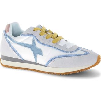 W6YZ Samoa Sneaker in White Jeans at Nordstrom, Size 10Us