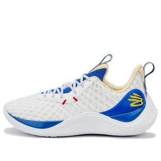 Under Armour Curry 10 White Blue 3027510-100