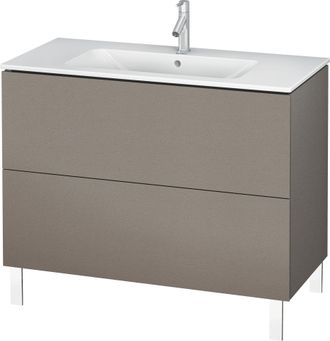 Duravit Duravit L-cube Vanity Unit Vertical, Anchura 1020mm, Profundidad 481mm, 2 Extra&iacute;bles, Adecuado Para M&iacute; Por Starck Art&iacute;culo 233610, Color: Terra Mate -