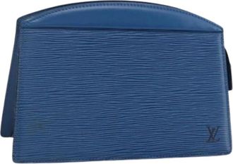 Louis Vuitton Pre-owned Clutches, female, Blue, Size: ONE SIZE Pre-owned Vintage Pouch