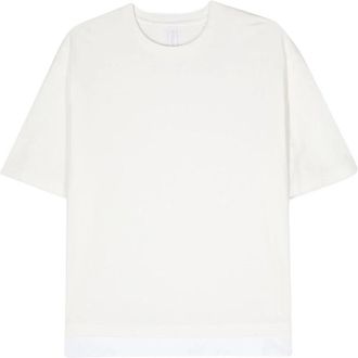 Neil Barrett My 70266A-Y7521 749N T-Shirt - Heren - T-shirts - Wit - XL - Katoen - Tops