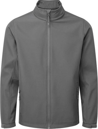 Premier Heren Windchecker Soft Shell Jas (Donkergrijs)