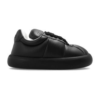 Marni Schoenen, Dames, Zwart, 40 EU, Leer, Gewatteerde sneakers