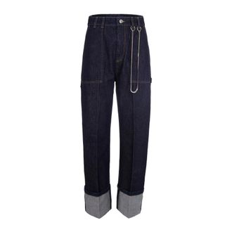 Sportmax Sportmax, Straight Jeans, female, Blue, Size: 2XS Donorata Jeans