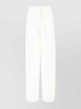 Ferragamo viscose blend wide leg trousers