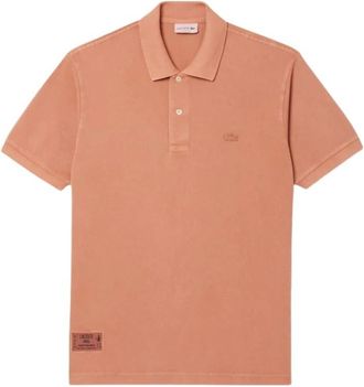 Lacoste Polo Korte Mouw - Heren - Polos - Bruin - XL - Tops