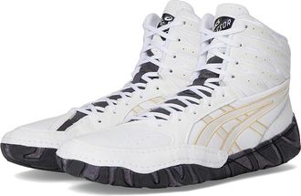 Asics Aggressor 6 Mens Shoes White/Champagne : 10.5 D - Medium, Synthetic