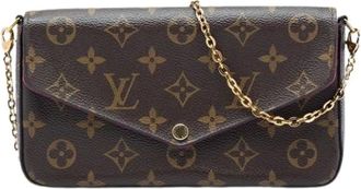 Louis Vuitton Pre-owned Pochette Felicie - Dames - Pre-owned - Bruin - Maat: ONE Size