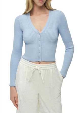 SIMKHAI Ailany Cardigan In Tidepool