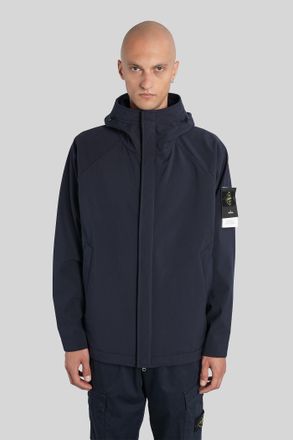 Stone Island Casual Jacket In Blue Polyester