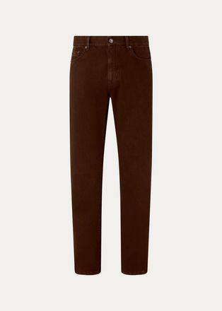 Ermenegildo Zegna Mens City Straight Fit Five-Pocket Pants