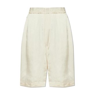 Dsquared2 Long Shorts, male, Beige, Size: 2XL Striped Pattern Shorts