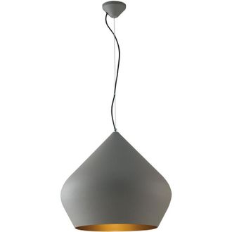 Fan Europe Lampadario a sospensione tholos in metallo grigio