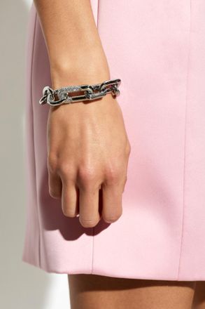 Marc Jacobs Bracelet With Shimmering Crystals, Womens, Silver